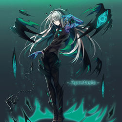 This is a pixiv picture whose title is Apostasia.