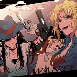 This is a pixiv picture whose title is 「棺桶を用意しな！」.
