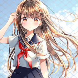 This is a pixiv picture whose title is 君の好きな髪形おしえてよ.