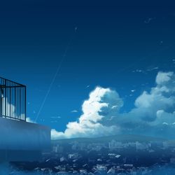 This is a pixiv picture whose title is Blue sky.