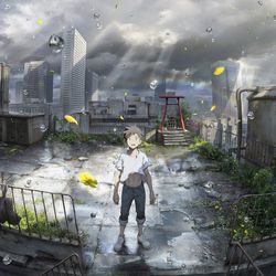 This is a pixiv picture whose title is 天気の子.