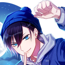 This is a pixiv picture whose title is 🌙⭐.