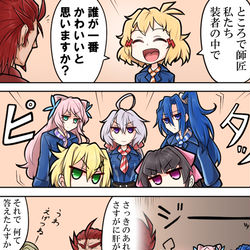 This is a pixiv picture whose title is 誰が一番？.