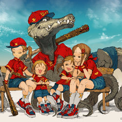 This is a pixiv picture whose title is Mascot.