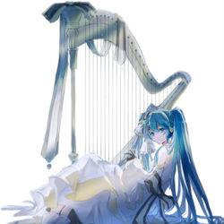 This is a pixiv picture whose title is snow miku.