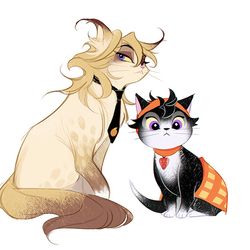 This is a pixiv picture whose title is 🍓🍊🐱.