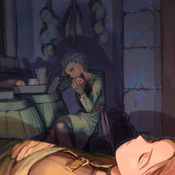 This is a pixiv picture whose title is DQ11絵6.