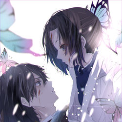 This is a pixiv picture whose title is 鬼滅の刃.