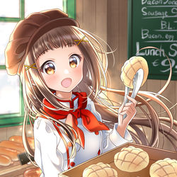 This is a pixiv picture whose title is パン屋さんちの彼女.