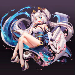 This is a pixiv picture whose title is 放置少女キャラデザインー申公豹.