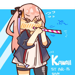 This is a pixiv picture whose title is KAWAII  ST AR-15 SAN!.