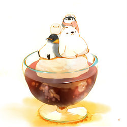 This is a pixiv picture whose title is コーラフロート.