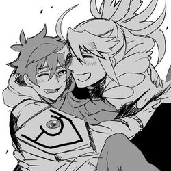 This is a pixiv picture whose title is 盾勇LOG2.