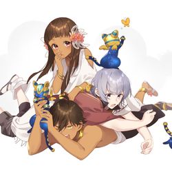 This is a pixiv picture whose title is アウラードつかまえ隊.