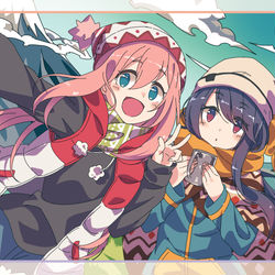 This is a pixiv picture whose title is ゆるきゃん.