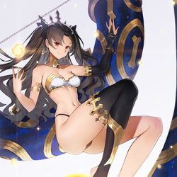 This is a pixiv picture whose title is 絶対魔獣戦線イシュタル.