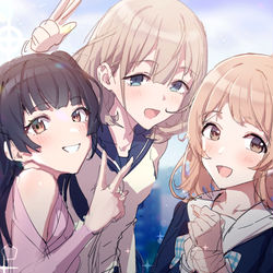This is a pixiv picture whose title is shinycolors ~.