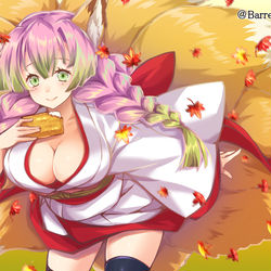 This is a pixiv picture whose title is 狐蜜璃.