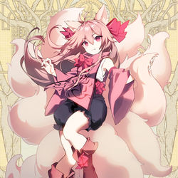 This is a pixiv picture whose title is TW6 狐少女.