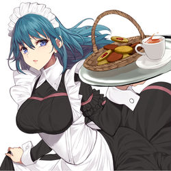This is a pixiv picture whose title is メイドベレス.