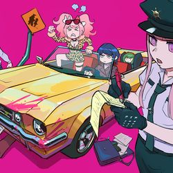 This is a pixiv picture whose title is スピード違反切符.
