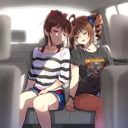 This is a pixiv picture whose title is 眠り.