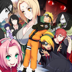 This is a pixiv picture whose title is NARUTOです🍥✨✨.