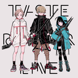 This is a pixiv picture whose title is 【吾が手20】新刊サンプル.
