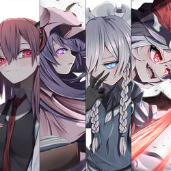 This is a pixiv picture whose title is 紅魔館メンバー.