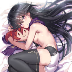 This is a pixiv picture whose title is 黒.