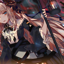 This is a pixiv picture whose title is 夜莺.
