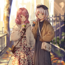 This is a pixiv picture whose title is 秋のお出かけ.