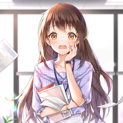 This is a pixiv picture whose title is 「ど、どうしよう...💦」.