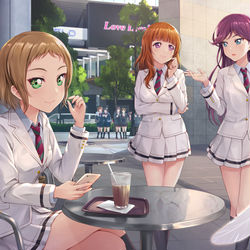 This is a pixiv picture whose title is A-RISE.