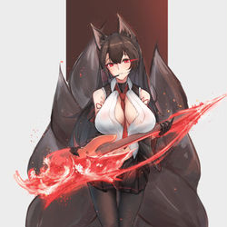 This is a pixiv picture whose title is 燃.