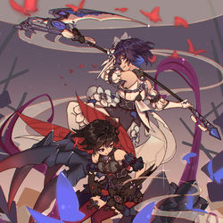 This is a pixiv picture whose title is 彼岸双生.