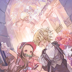 This is a pixiv picture whose title is ２人で抜け出しちゃおう！.