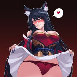 This is a pixiv picture whose title is Ahri.