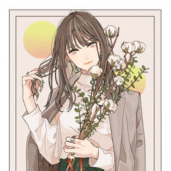 This is a pixiv picture whose title is 綿花.