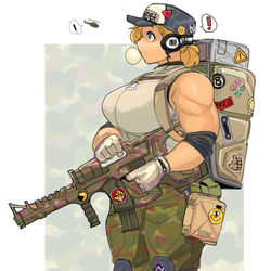 This is a pixiv picture whose title is コンバット弟子.