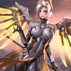 This is a pixiv picture whose title is Mercy new look.
