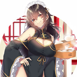 This is a pixiv picture whose title is メイドチャイナ.