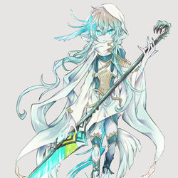 This is a pixiv picture whose title is 結晶の剣サヤハ.