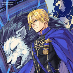 This is a pixiv picture whose title is Blue Lion.
