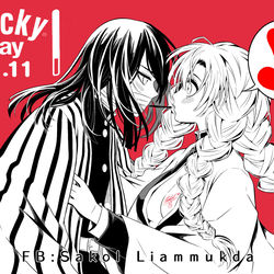 This is a pixiv picture whose title is Pockyday.