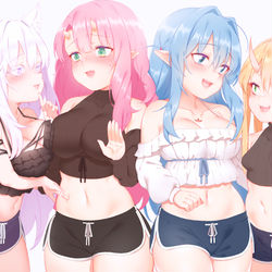 This is a pixiv picture whose title is 無題.