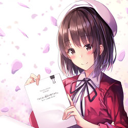 This is a pixiv picture whose title is 加藤恵.