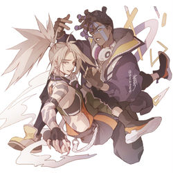 This is a pixiv picture whose title is Collabo!.