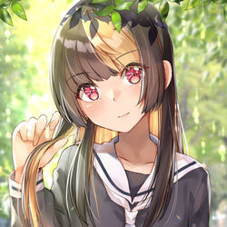 This is a pixiv picture whose title is この髪…どうかな？.