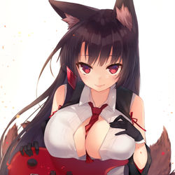 This is a pixiv picture whose title is 赤城μ兵装.
